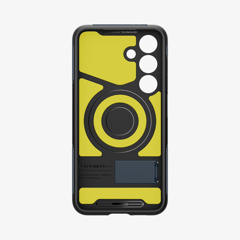 ACS07188 - Galaxy S24 Ultra Case Slim Armor (MagFit) in Metal Slate showing the back